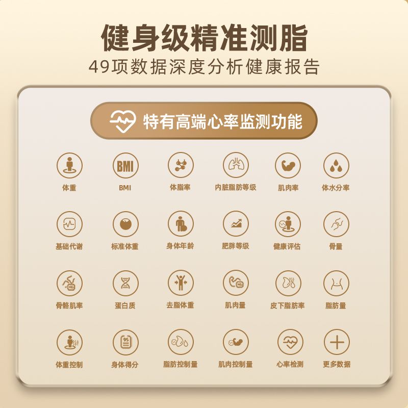乐福光能体脂秤减肥体重秤称重电子秤家用体重秤家用精准体重称 图片 6
