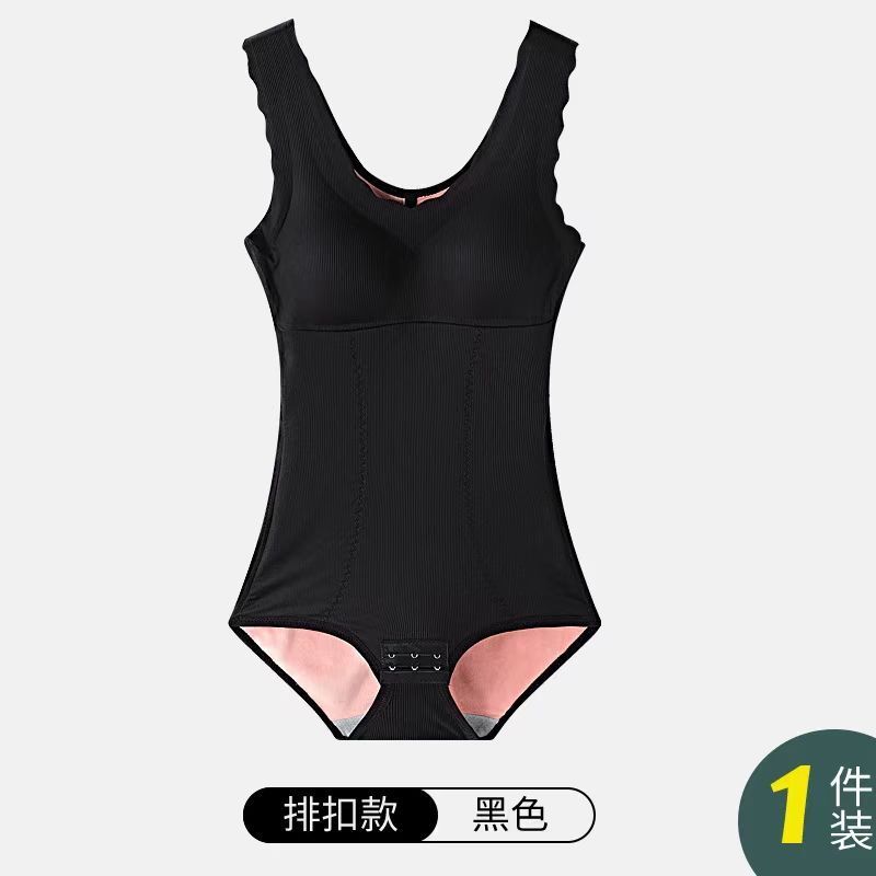 新款无痕保暖连体塑身衣加绒加厚产后束腰提臀收肚子美体束身内衣