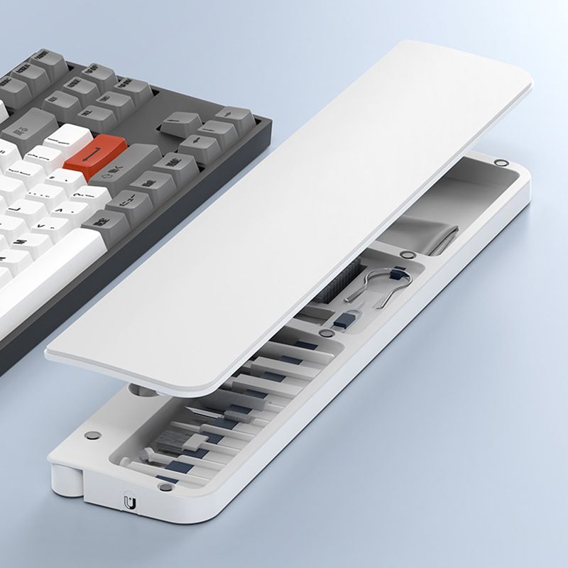 Best-selling QS22 All-in-one Computer Kit, Multifunctional Cleaning Kit With Keyboard Rest And Leather Sponge Wrist Rest_voghion.com