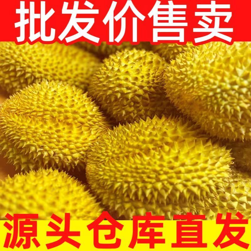 【金枕鲜果】正宗进口枕头泰国金枕榴莲带壳整箱果肉现货新鲜水果 图片 6