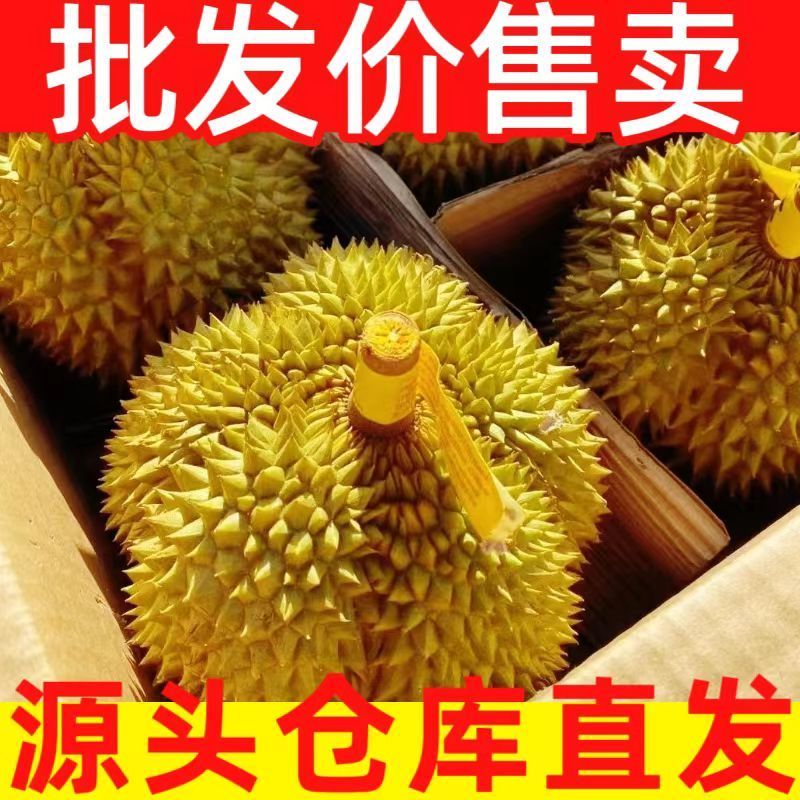 【金枕鲜果】正宗进口枕头泰国金枕榴莲带壳整箱果肉现货新鲜水果 图片 3