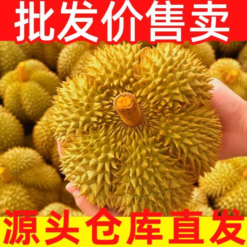【金枕鲜果】正宗进口枕头泰国金枕榴莲带壳整箱果肉现货新鲜水果 图片 8