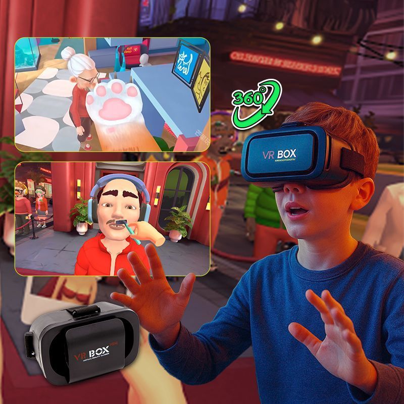 2025头戴式非一体机vr新款VR眼镜玩游戏身临其境玩具vr游戏虚拟
