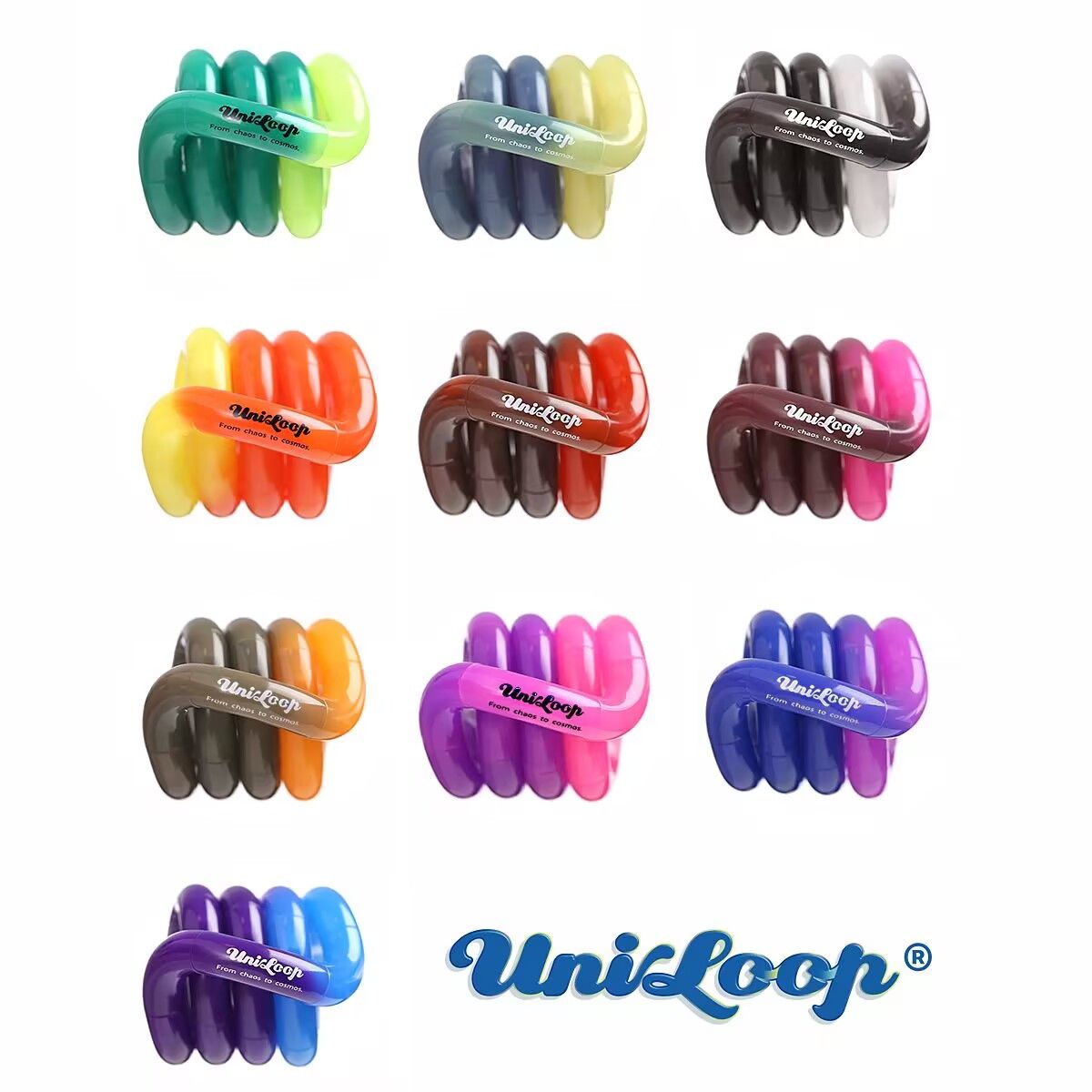 Uniloop官方旗舰店缠结专注力训练ADHD手指Therapy解压玩具扭扭乐 图片 10