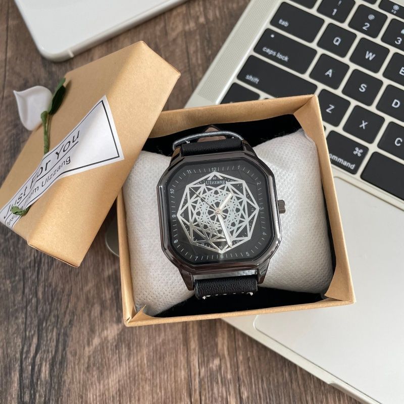 Orologio high-tech alla moda e di tendenza con quadrante grande per adolescenti, unisex, di tendenza, unico, minimalista, casual, di alta gamma_voghion.com