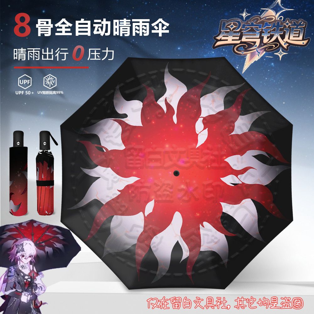 Honkai: Star Rail Evernight Cosplay Automatic Opening Closing Fold