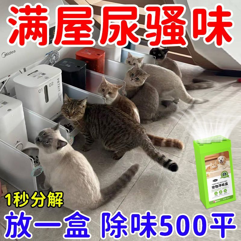 臭味全消宠物净味盒仓鼠金丝熊除臭剂杀菌除臭尿骚味臭味体味