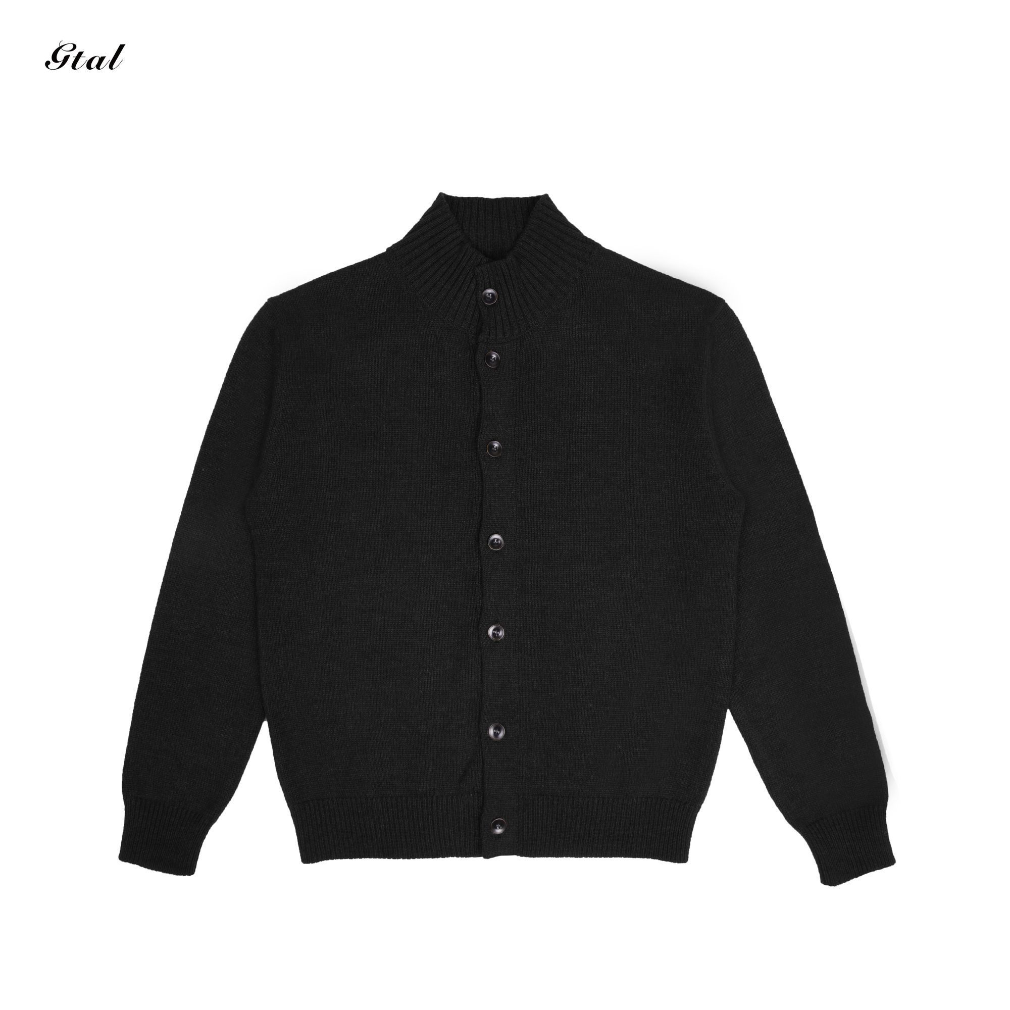 GTAL German Style Full Button Anti-Pilling Sweater Solid Color Commuter Knitwear High-End Feel Autumn Winter Versatile_voghion.com