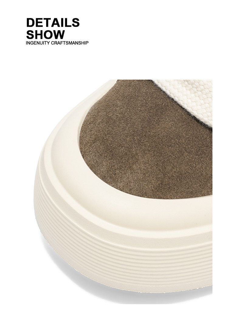 Baskets décontractées pour homme avec semelle épaisse tendance_voghion.com