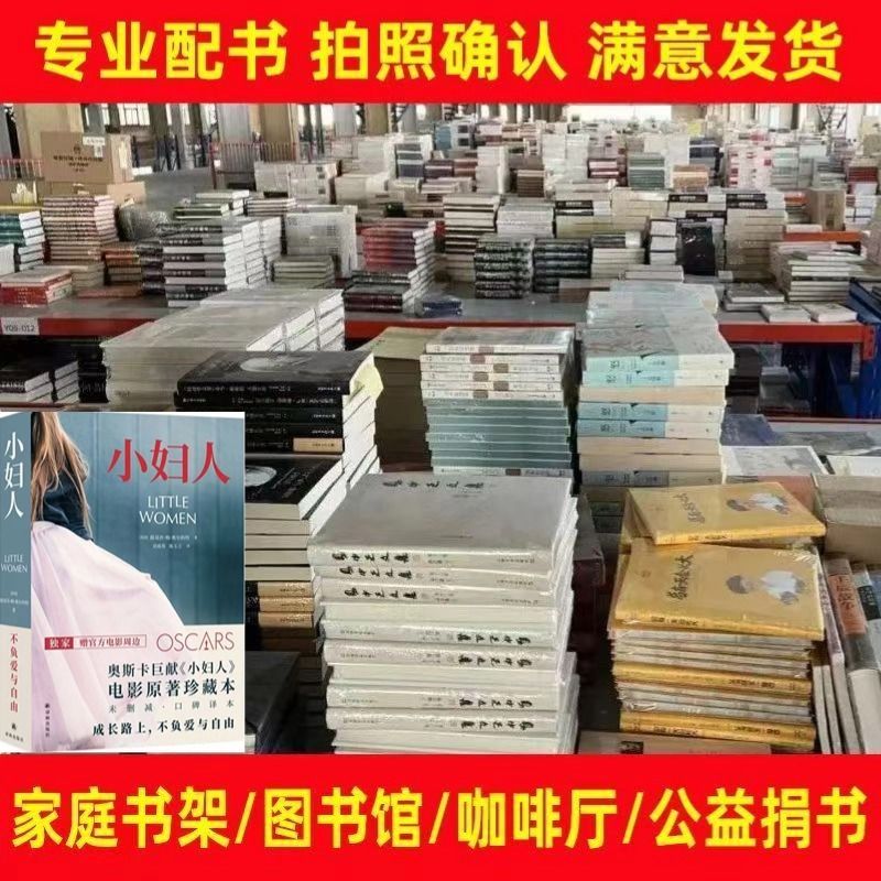 二手书批发旧书籍按本按斤卖儿童绘本中小学课外图书特价小妇人
