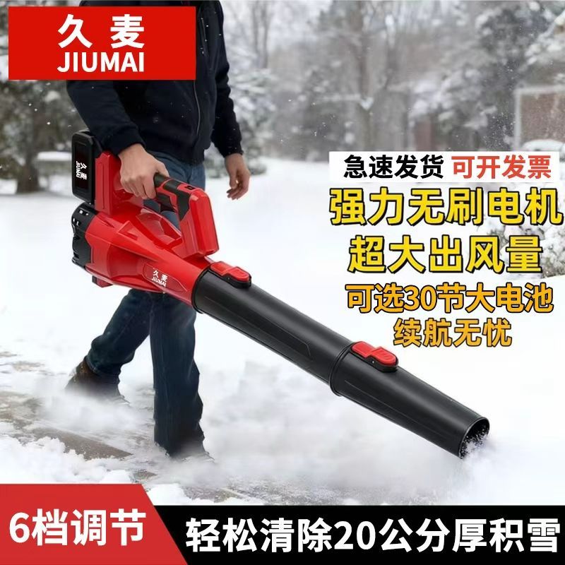 强力吹风机大功率锂电池30节吹灰除尘工业家用吹雪环卫吹落叶充电 图片 4