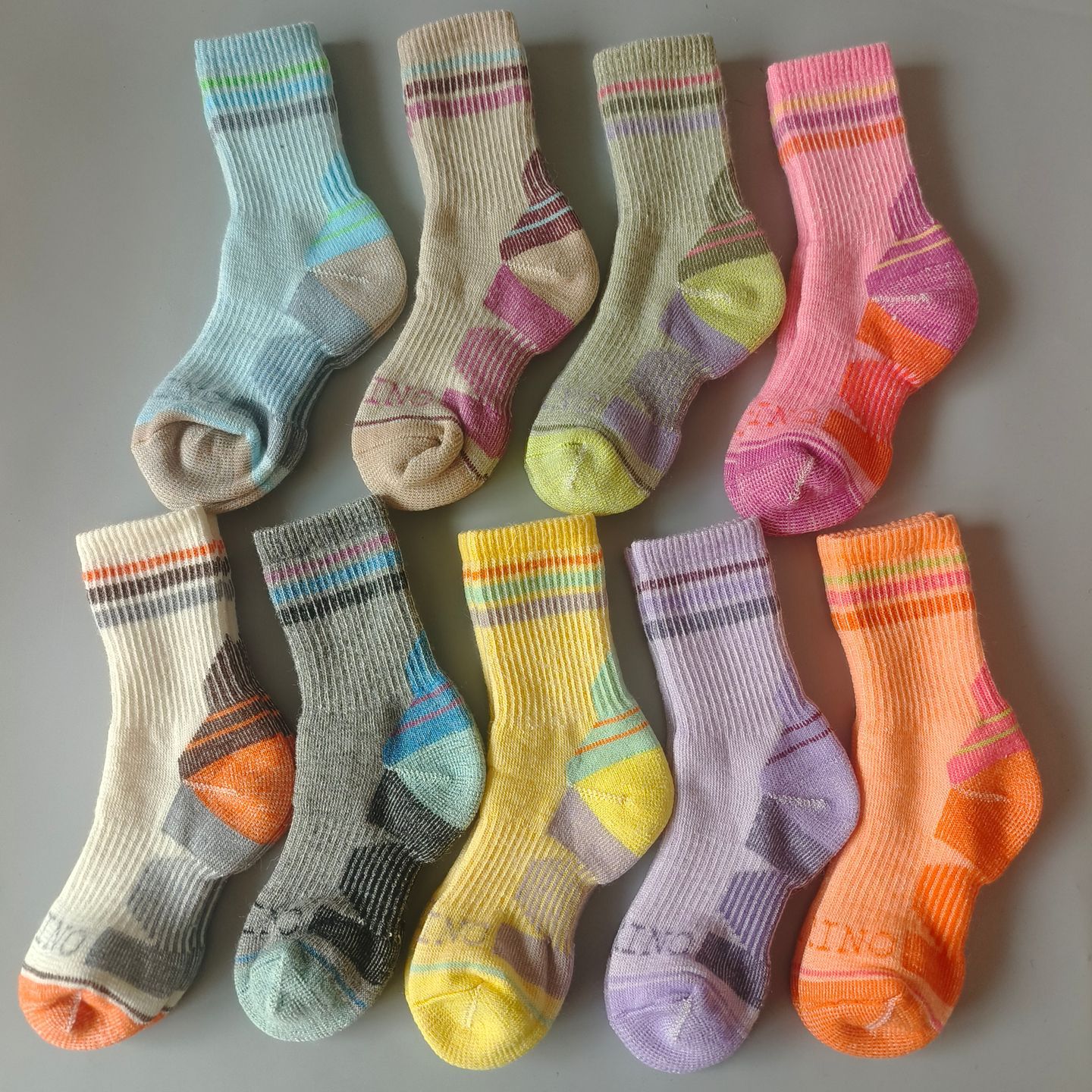 Merino Wool Ski Socks For Parents And Children Thickened Warm_voghion.com