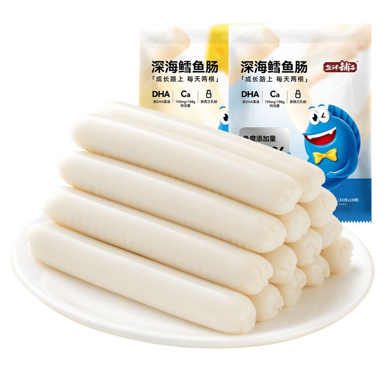 盐津铺子即食鳕鱼肠50根 19.9元 - 线报酷