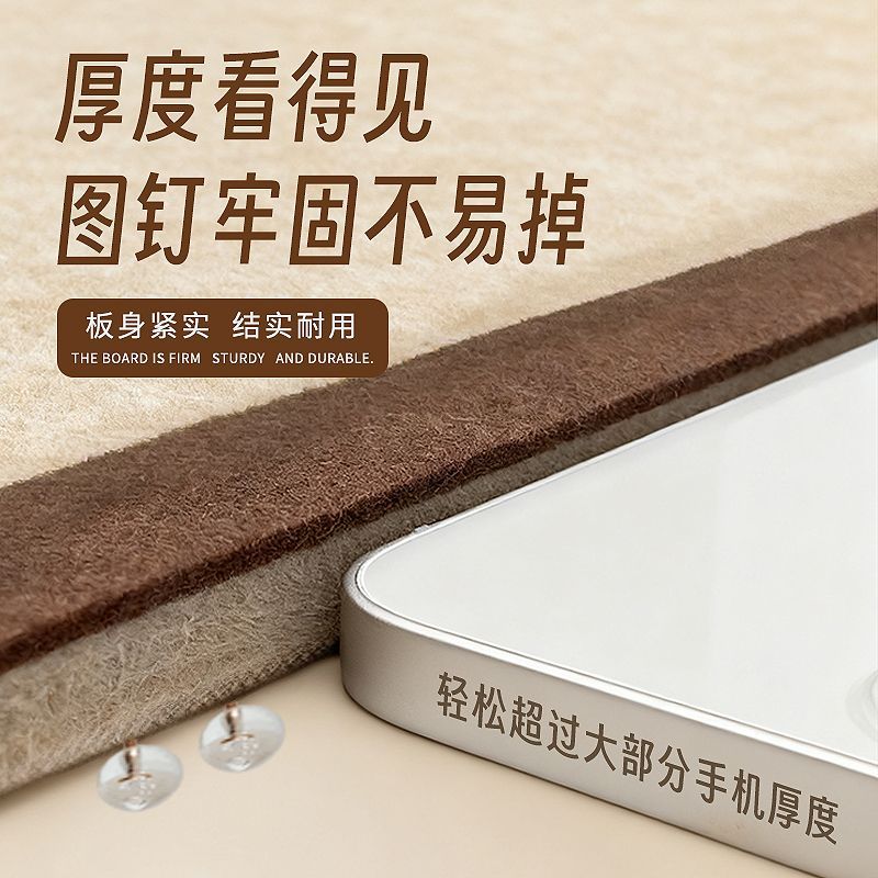 毛毡板圣诞树免打孔照片墙客厅儿童房墙面装饰毛毡墙贴照片展示墙 图片 3