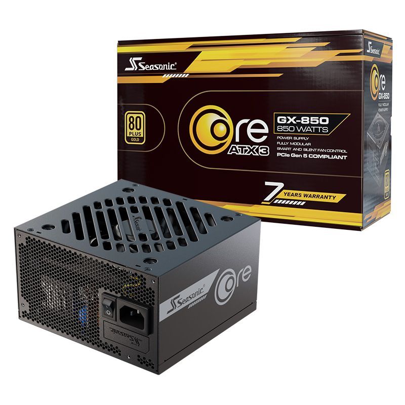 SEASONIC海韵电源CORE GX850W ATX3 金牌全模组台式机电脑电源 图片 3