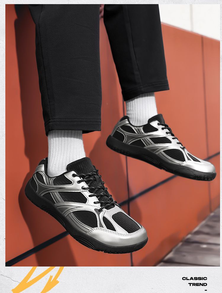 Unisex retro trainingsschoenen brede pasvorm ademend licht_voghion.com