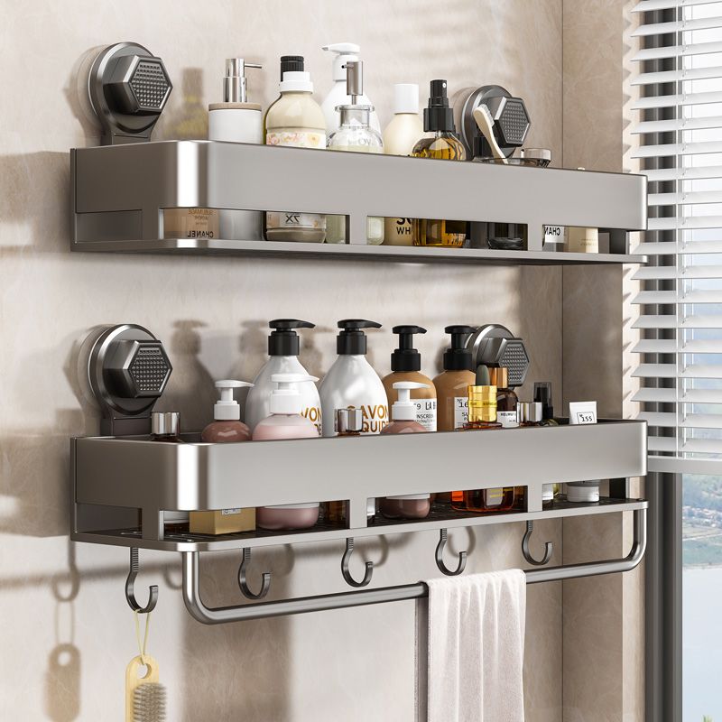 吸盘卫生间置物架浴室墙上免打孔壁挂式厕所洗漱台洗手间收纳架子