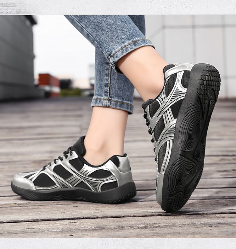 Unisex retro trainingsschoenen brede pasvorm ademend licht_voghion.com