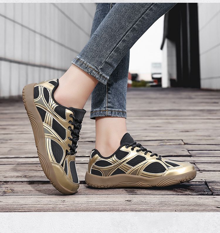 Unisex retro trainingsschoenen brede pasvorm ademend licht_voghion.com