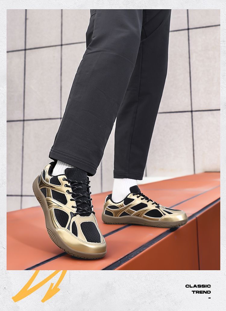 Unisex retro trainingsschoenen brede pasvorm ademend licht_voghion.com