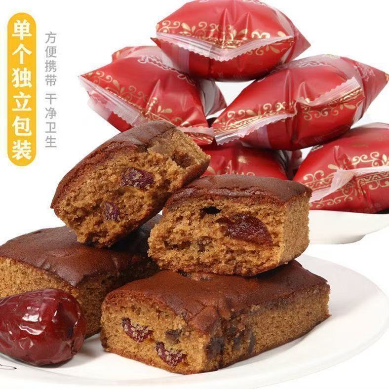 洗象堂老北京枣糕正牌整箱传统糕点心120g酥饼红枣面包滋补经典方 图片 5