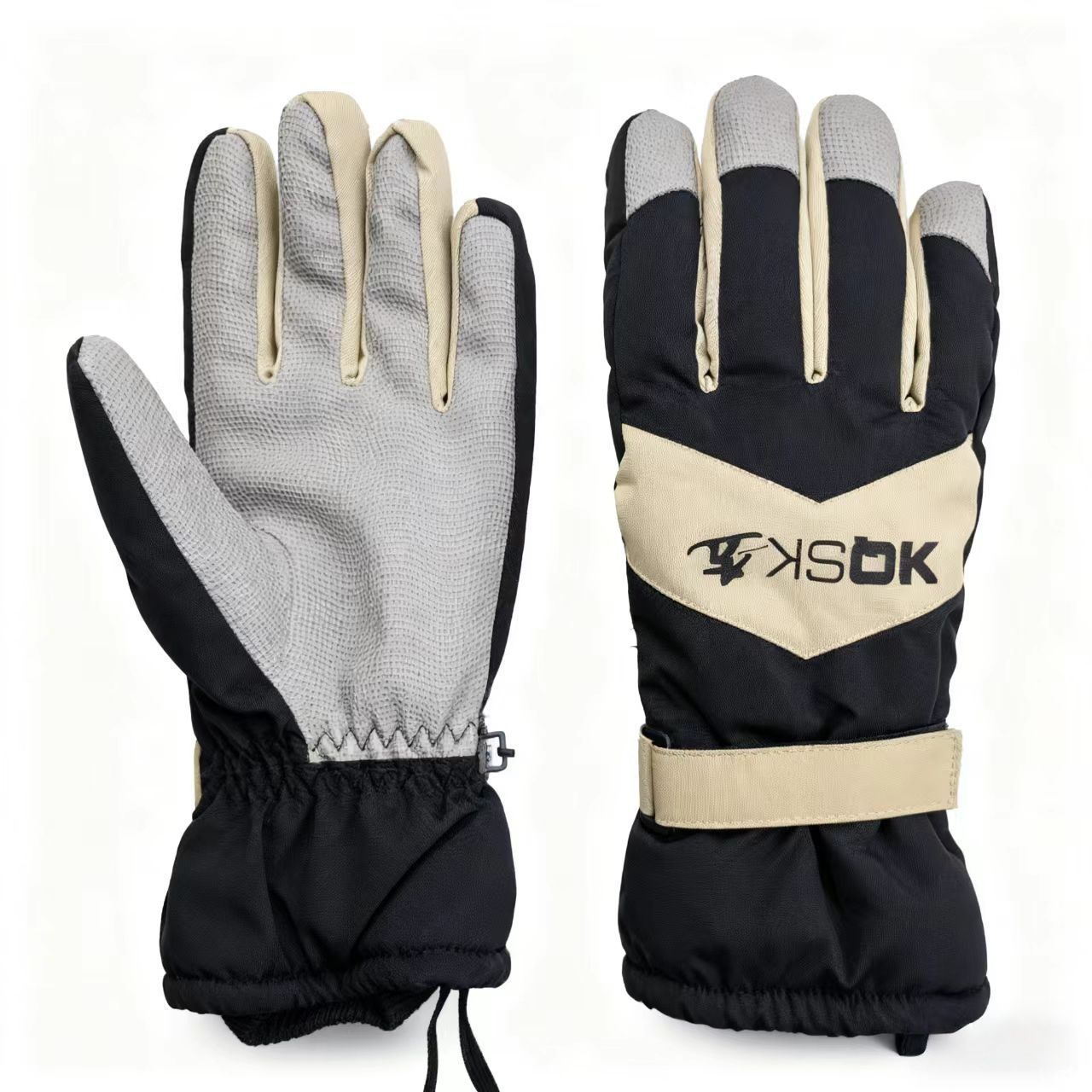 Kalınlaştırılmış, Sıcak, Soğuk ve Rüzgar Korumalı, Dokunmatik Ekranlı, Dopaminli, Donmaya Karşı Koruyucu Eldivenler, Erkekler İçin Kışlık Rüzgar Geçirmez Eldivenler_voghion.com