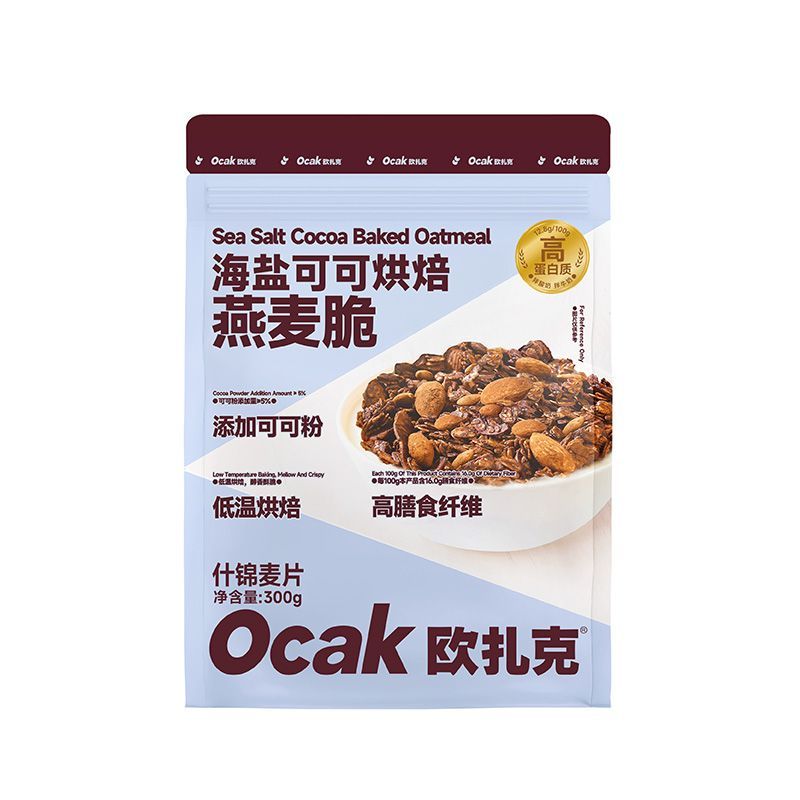 300克欧扎克海盐可可烘焙燕麦脆