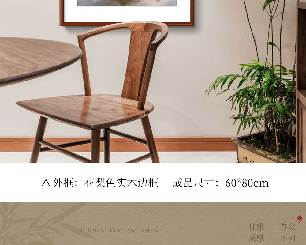 观世音画像坐莲观音挂画客厅装饰画书房茶室玄关画供奉神像实木框 detail 14
