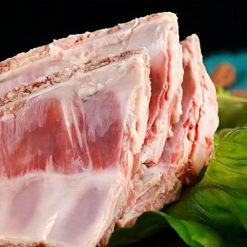 新鲜羊排骨羊排尖羊肉内蒙煲汤原切羊排骨无拼接肥瘦相间烧烤批发