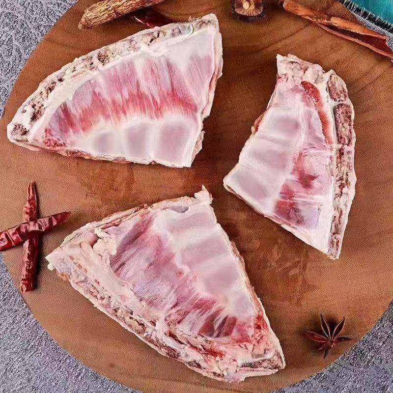 新鲜羊排骨羊排尖羊肉内蒙煲汤原切羊排骨无拼接肥瘦相间烧烤批发