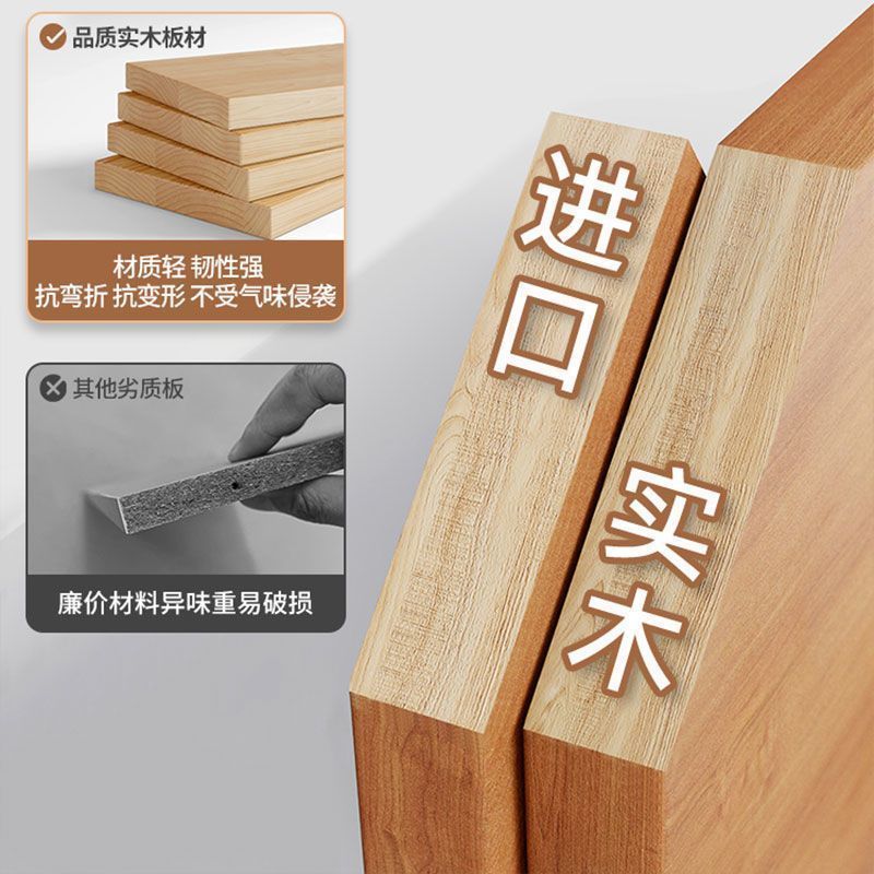 2026新款实木茶几原木风38MM加厚茶桌家用客厅简约现代新中式茶台 图片 6