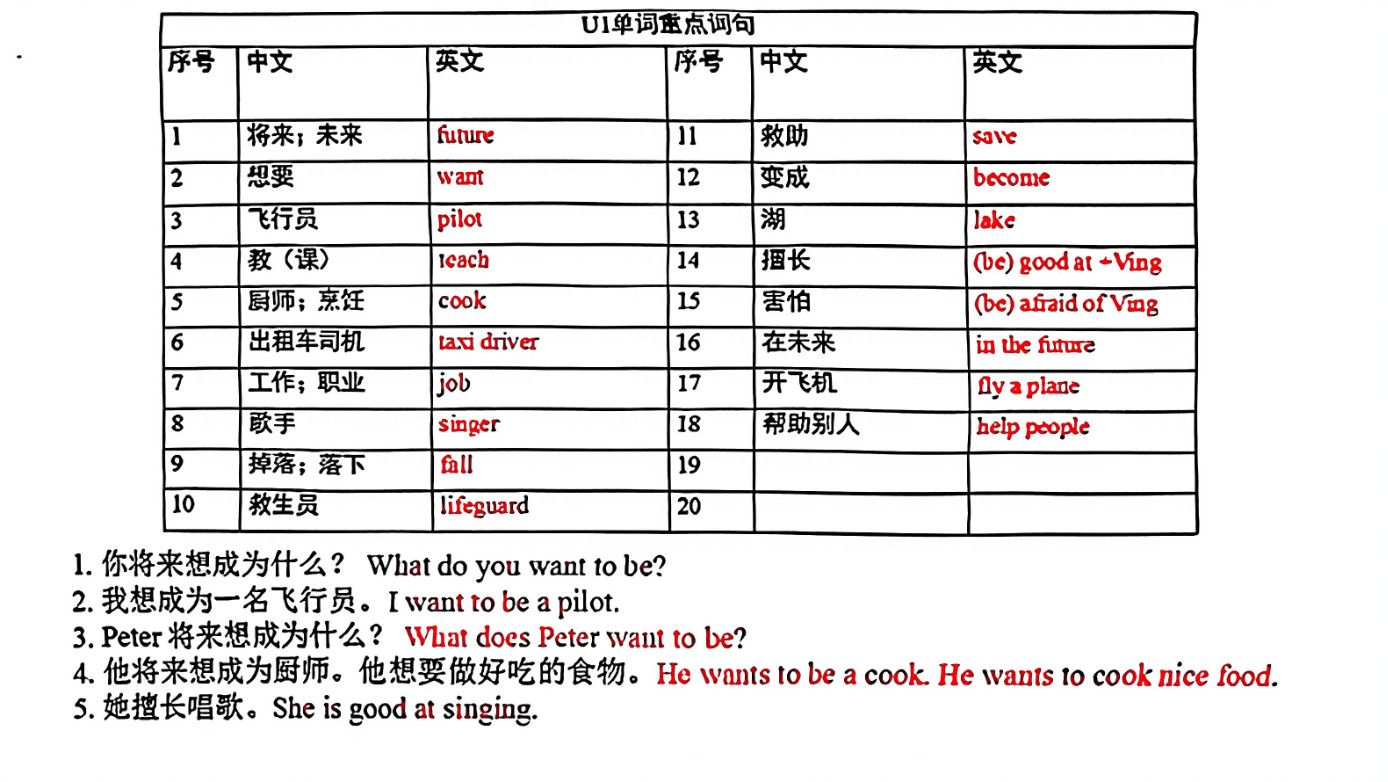五年级上英语各单元单词和句子必背默写《沪教牛津版》
