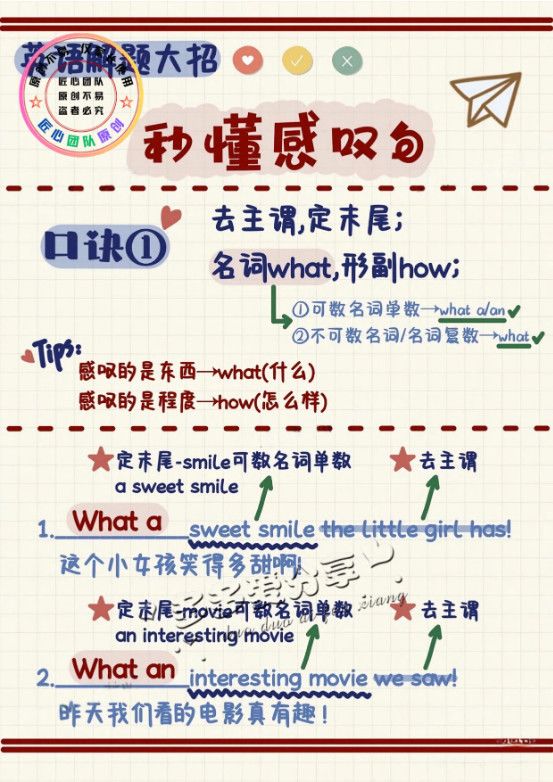 初中英语解题大招