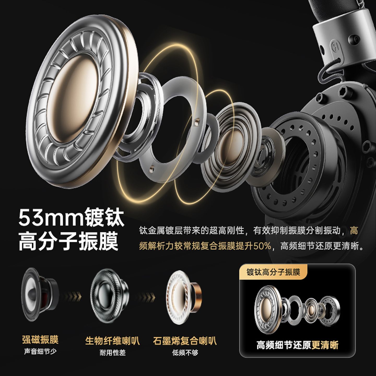 iKF V11 Max头戴式耳机2.4蓝牙电竞电脑无线游戏专用四模闪连2026 图片 10