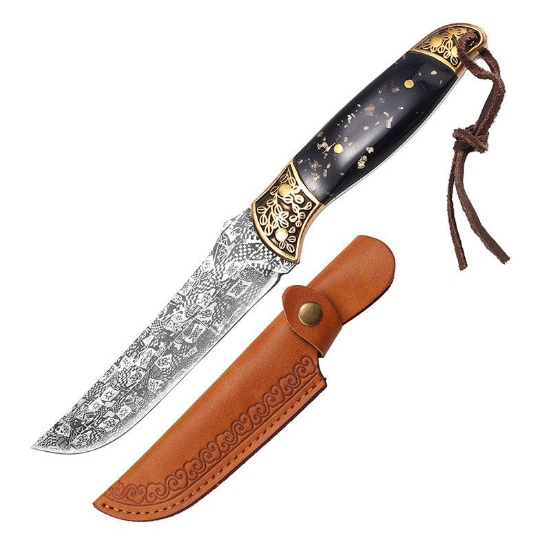 Handmade Outdoor Butcher Mongolian And Dividing Portable Camping Barbecue Meat Cutting Multi-purpose Knife, Sharp_voghion.com