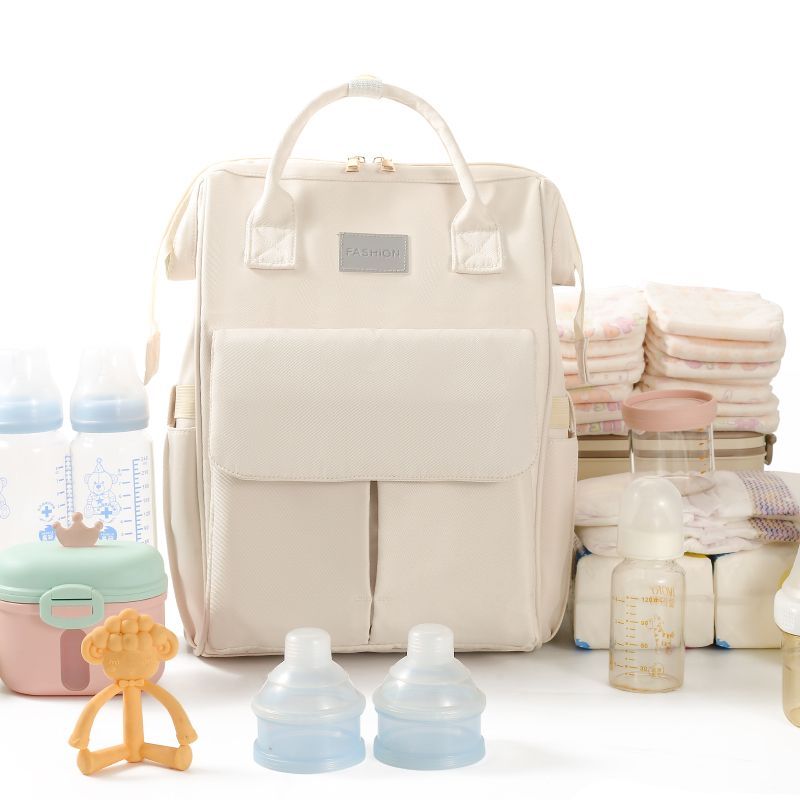 Mochila para mamãe com novo estilo, grande capacidade, leve, multifuncional e portátil para mãe e bebê._voghion.com