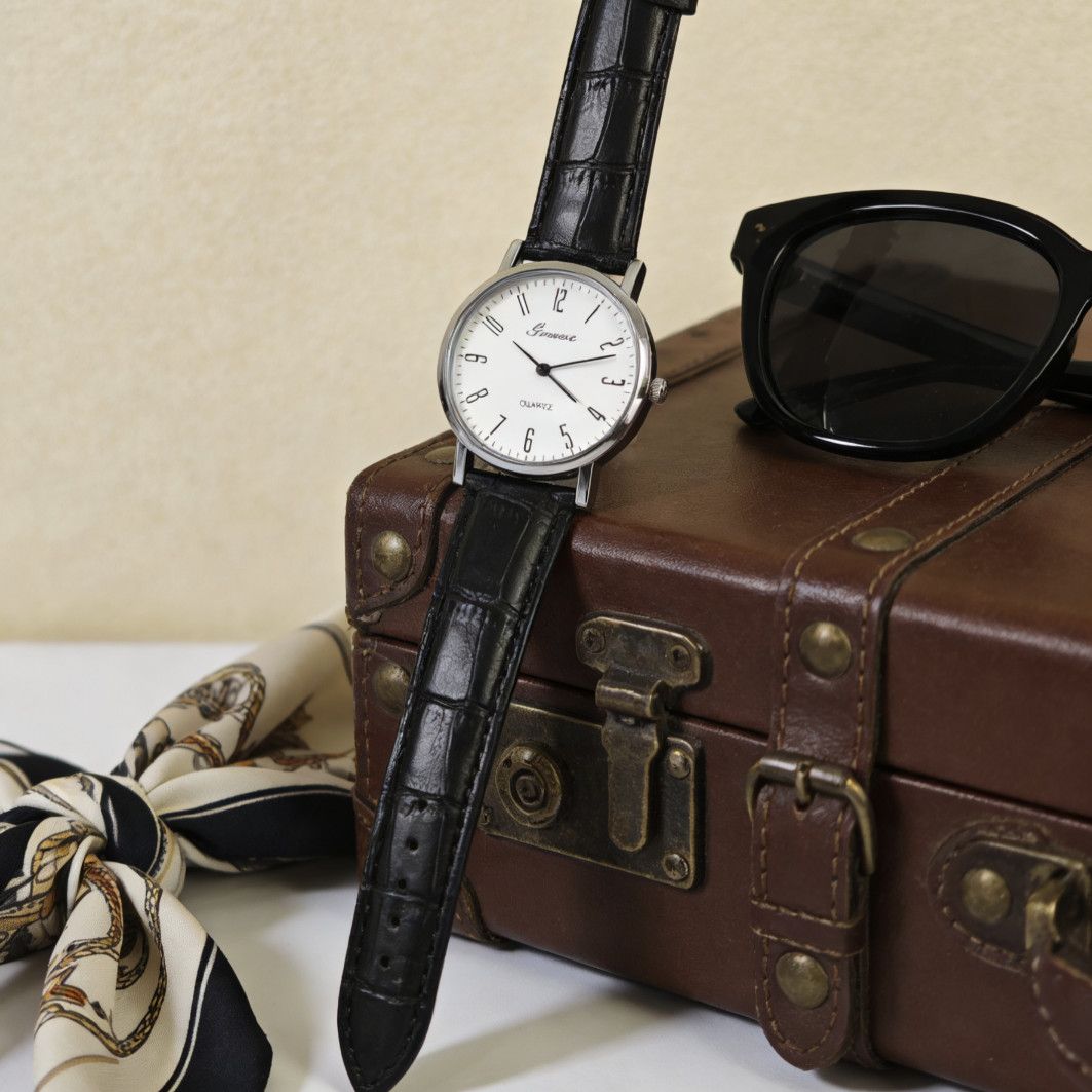 Orologio da uomo al quarzo classico nero business_voghion.com