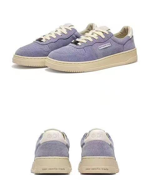 Baskets basses rétro blanches pour femme avec semelle compensée_voghion.com