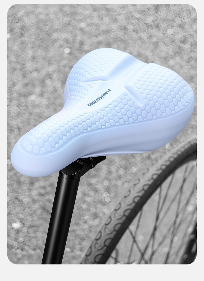 Housse de selle et coussin de vélo ultra-doux et épais pour prévenir les douleurs fessières, idéal pour le VTT et le vélo de route. Accessoires inclus._voghion.com