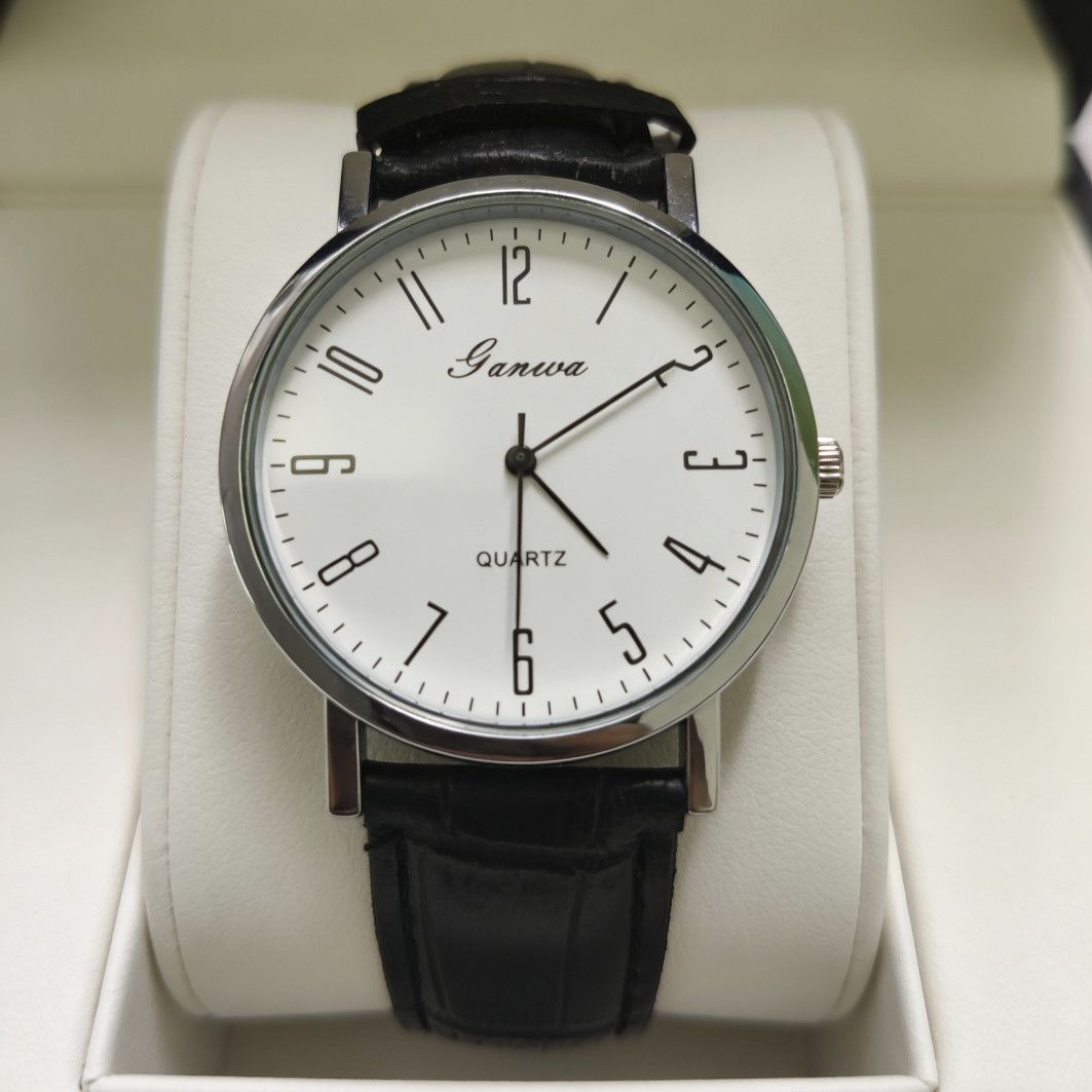 Orologio da uomo al quarzo classico nero business_voghion.com