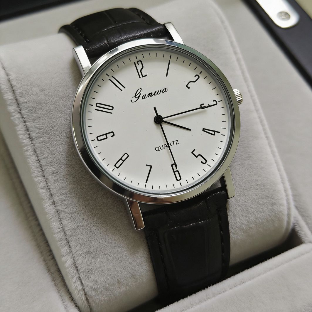 Orologio da uomo al quarzo classico nero business_voghion.com