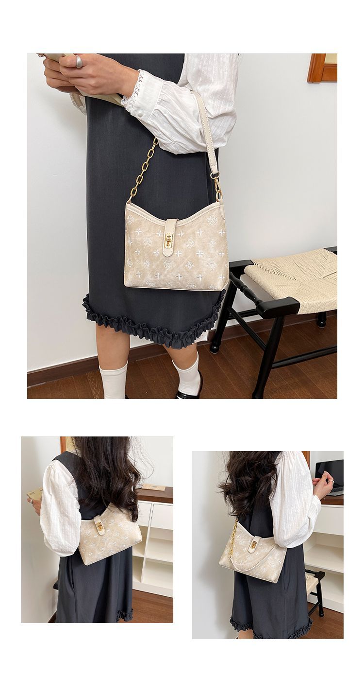 Trendy Classic Printed Women's Shoulder Bag Versatile Design_voghion.com