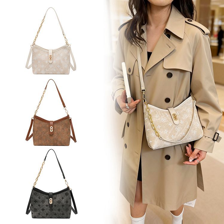 Trendy Classic Printed Women's Shoulder Bag Versatile Design_voghion.com
