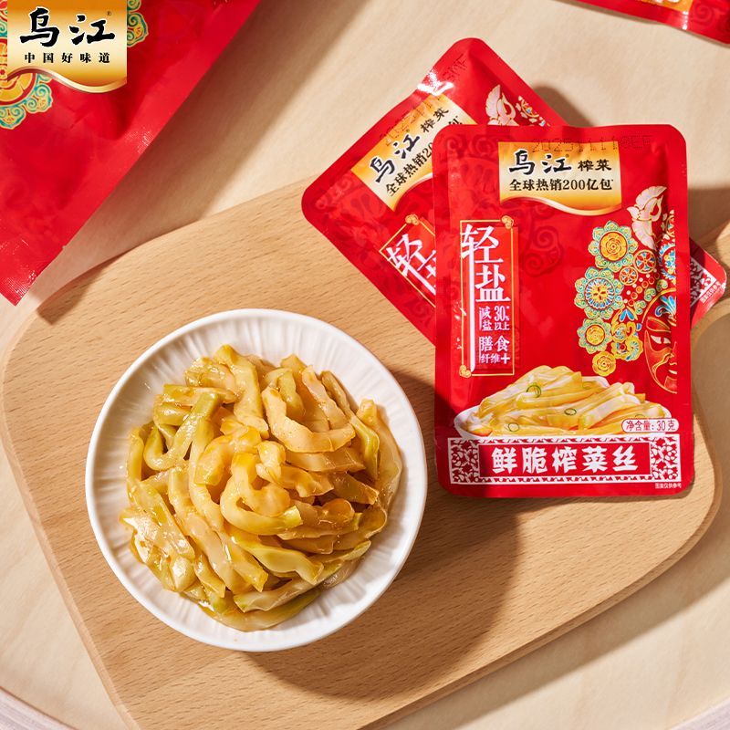 乌江榨菜鲜脆榨菜丝30g*10袋开味佐餐下饭菜咸菜 图片 8