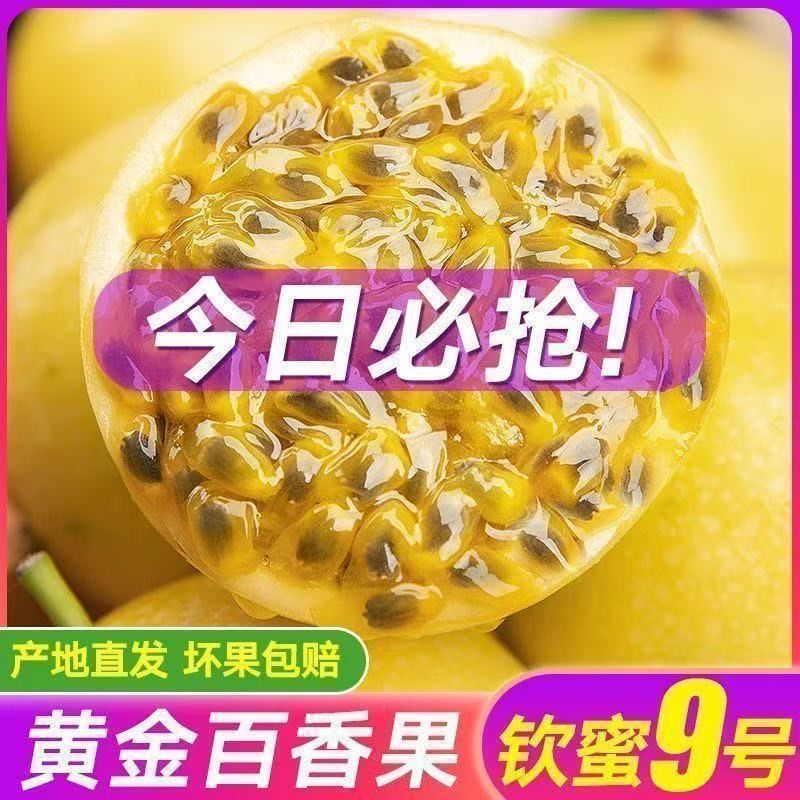 正宗钦蜜9号广西黄金百香果应季现摘孕妇当季水果百香果新鲜鲜果 图片 6