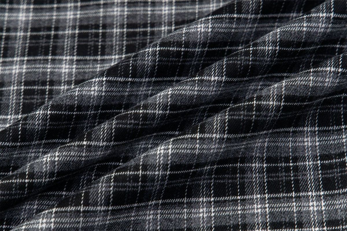 American Retro Plaid Casual For Women, New Spring/summer Style, Color-blocked Plaid, Loose-fitting, Slimming, Wide-leg_ecoleips.com