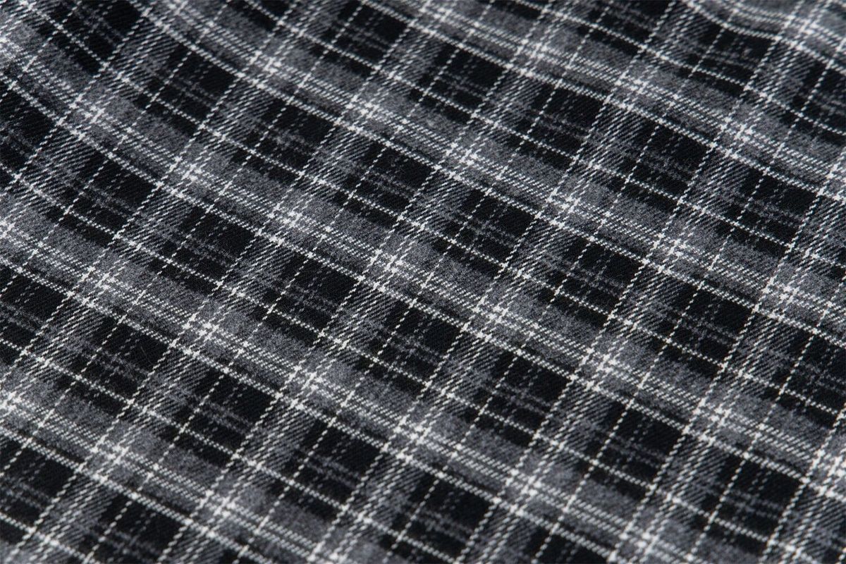 American Retro Plaid Casual For Women, New Spring/summer Style, Color-blocked Plaid, Loose-fitting, Slimming, Wide-leg_ecoleips.com