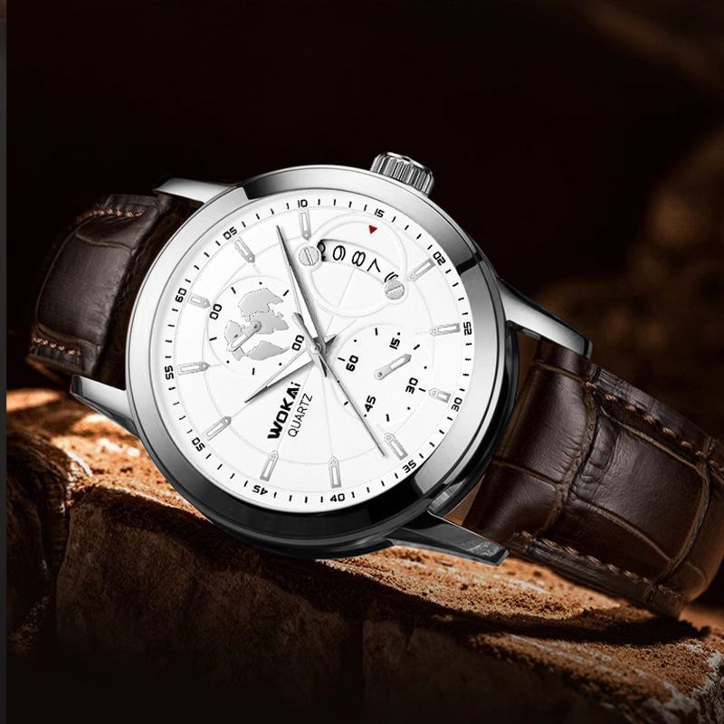 Premium Quartz Wristwatch For Men Elegant Pointer Fashion Watch_voghion.com