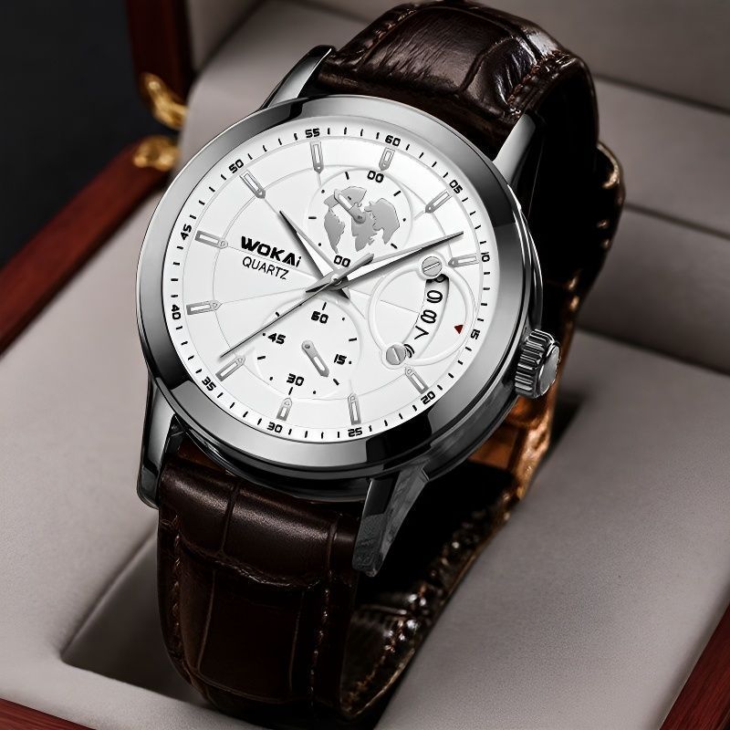 Premium Quartz Wristwatch For Men Elegant Pointer Fashion Watch_voghion.com