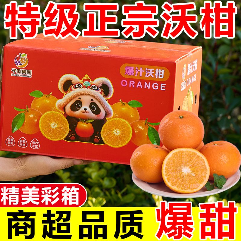 【彩箱装】正宗云南高山沃柑应季橘子柑橘新鲜桔子水果批发一整箱